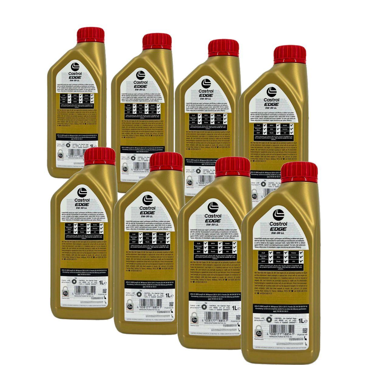 Castrol Edge 5W-30 LL 8x1 Liter