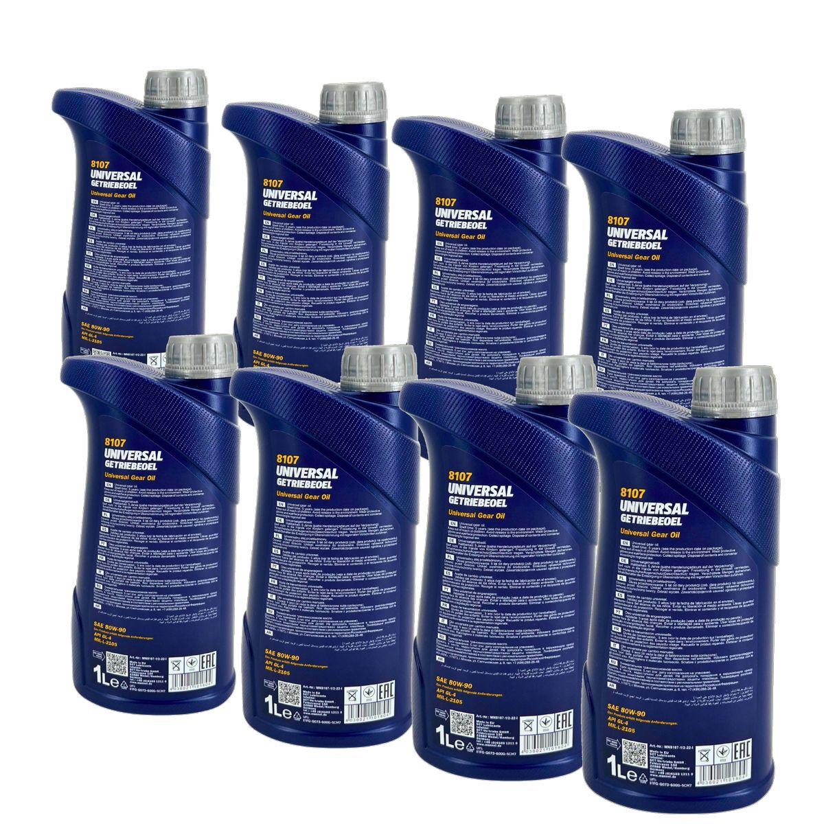 Mannol Universal 80W-90 GL-4 8x1 Liter