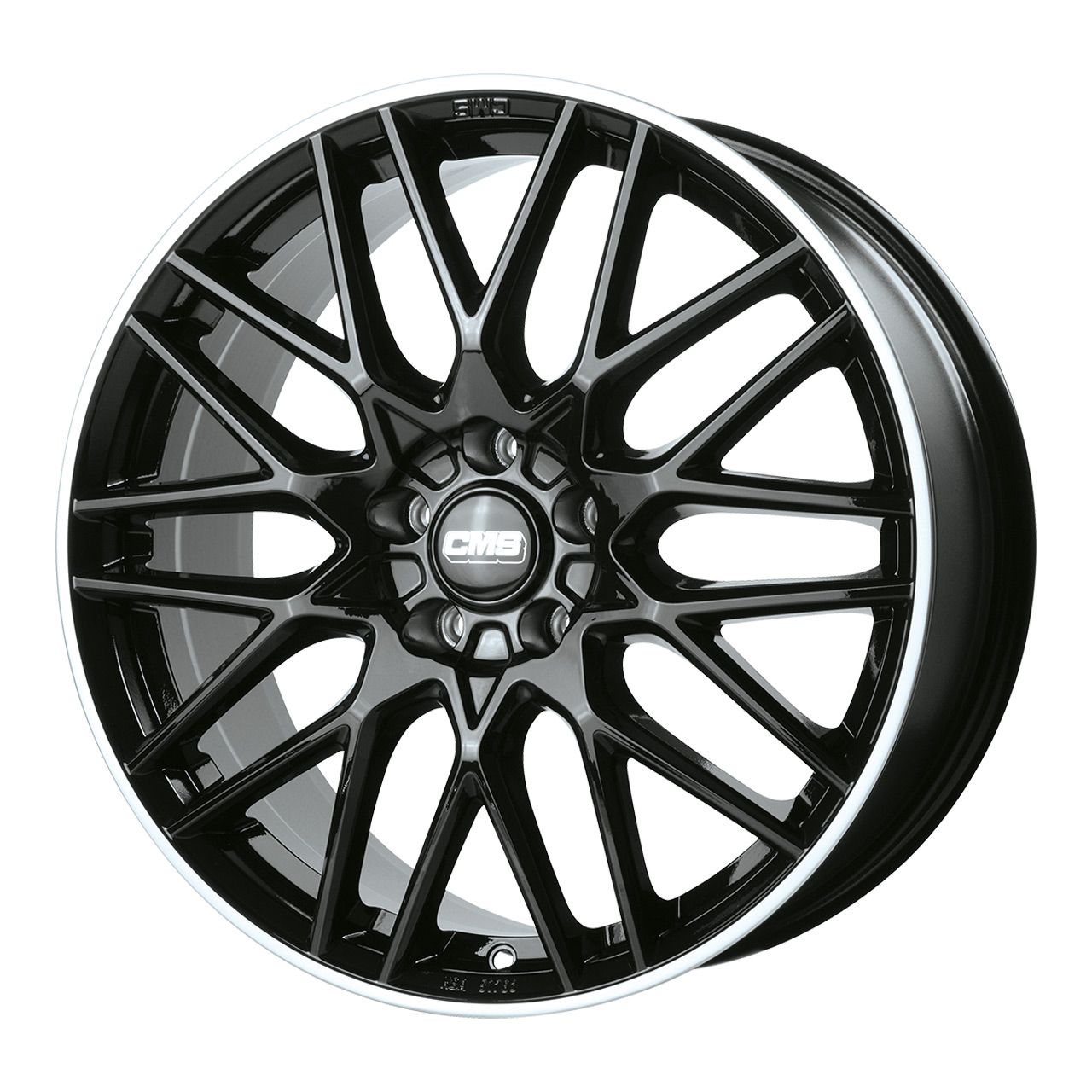 CMS C25-DRB diamond rim black gloss 8.0Jx18 5x108 ET48