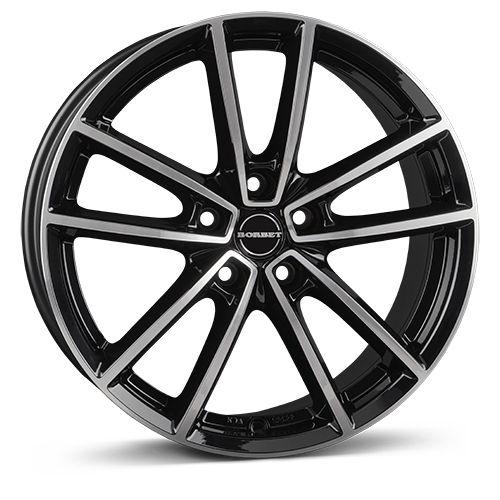 BORBET DESIGN W black polished glossy 8.0Jx19 5x112 ET48