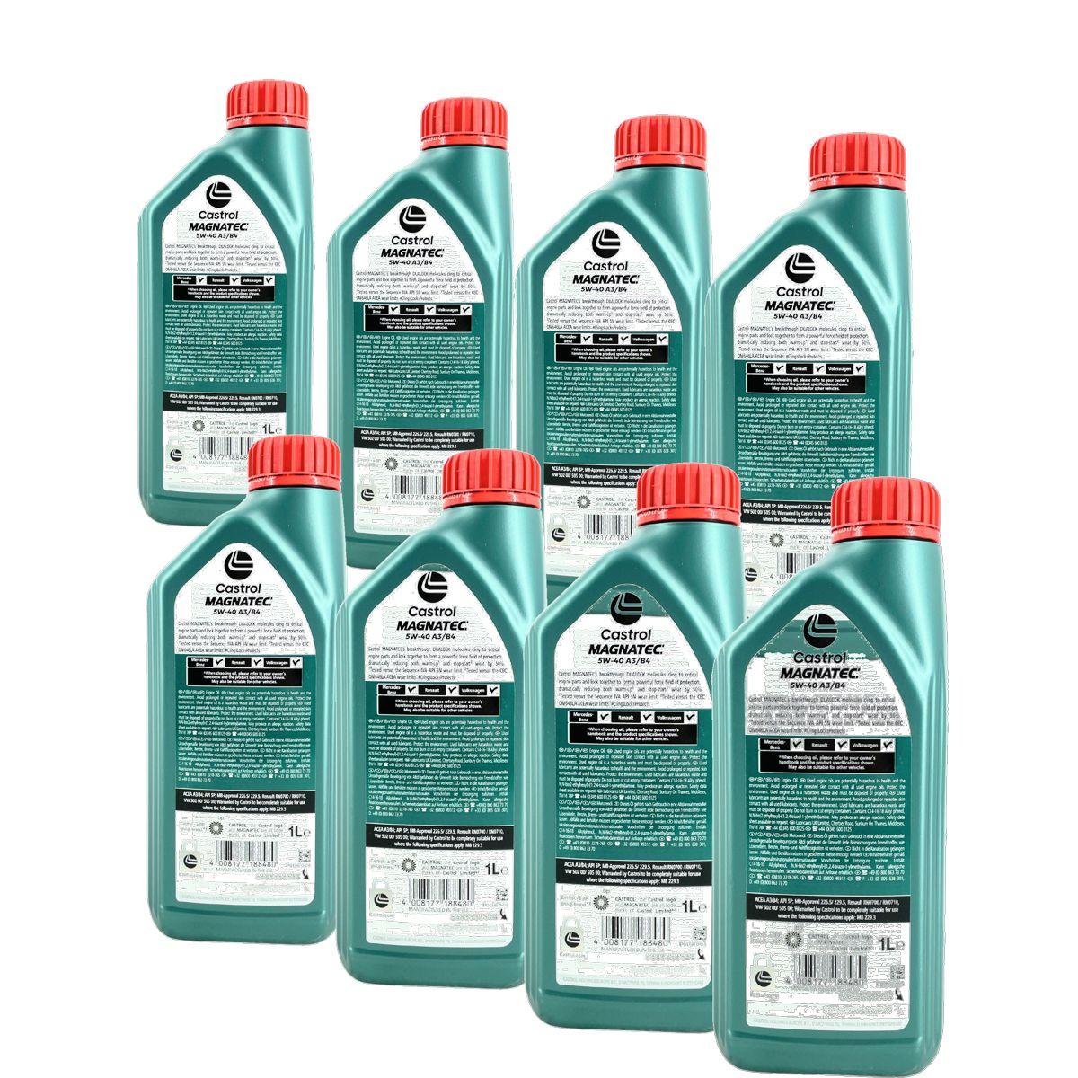 Castrol Magnatec 5W-40 A3/B4 8x1 Liter