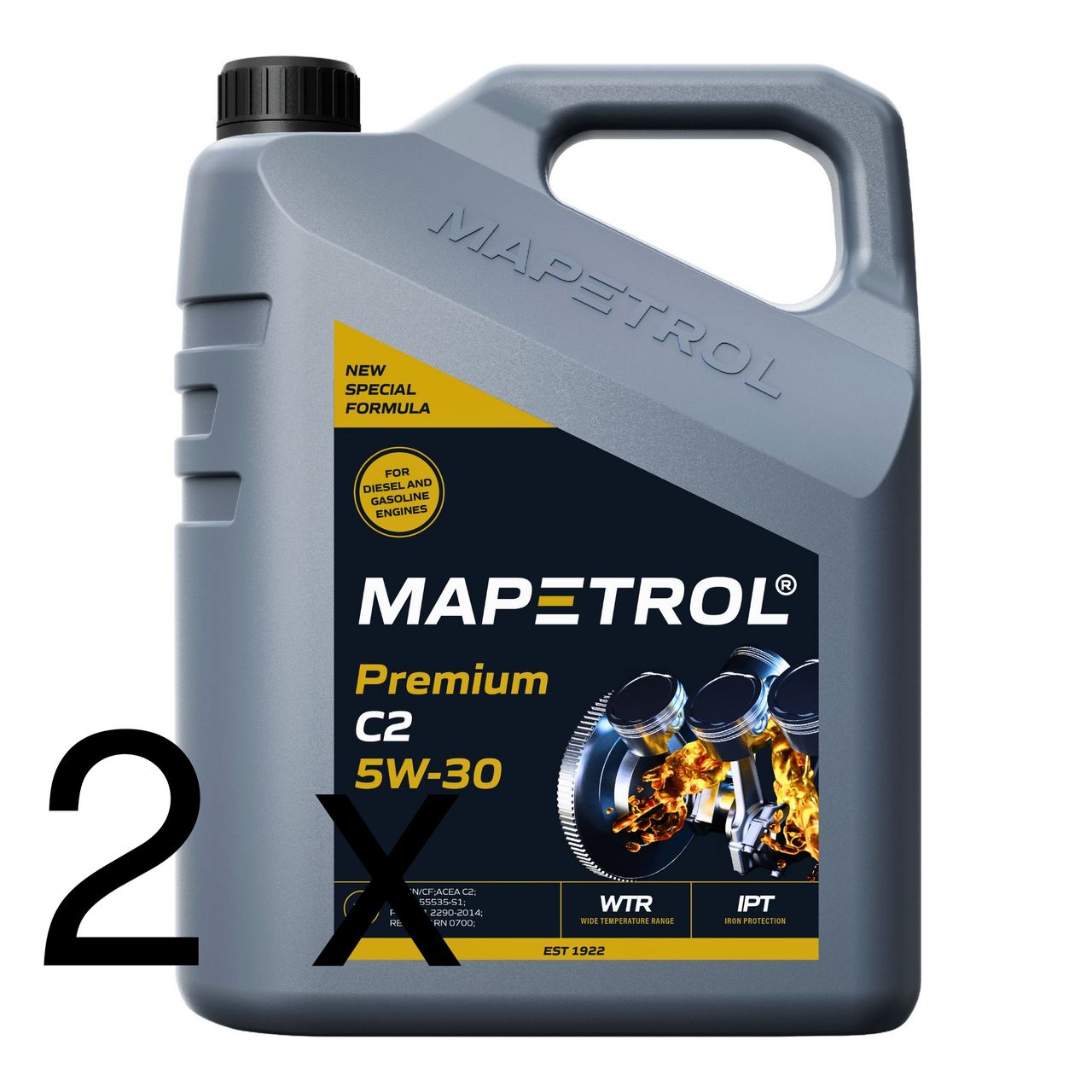 Mapetrol Premium C2 5W-30 2x5 Liter
