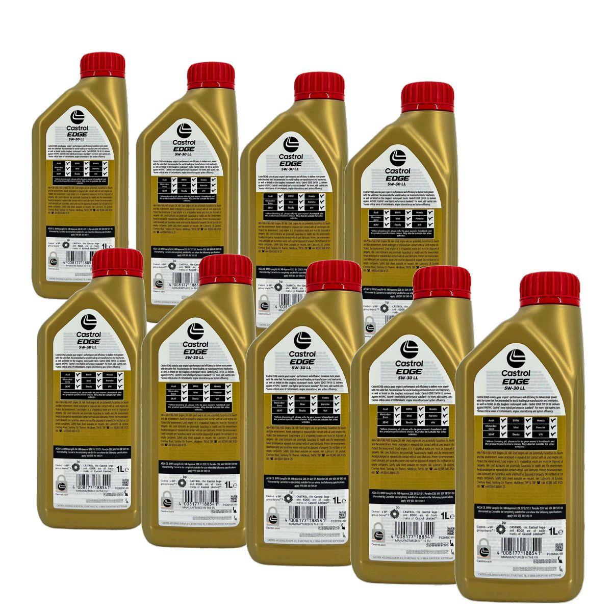 Castrol Edge 5W-30 LL 9x1 Liter