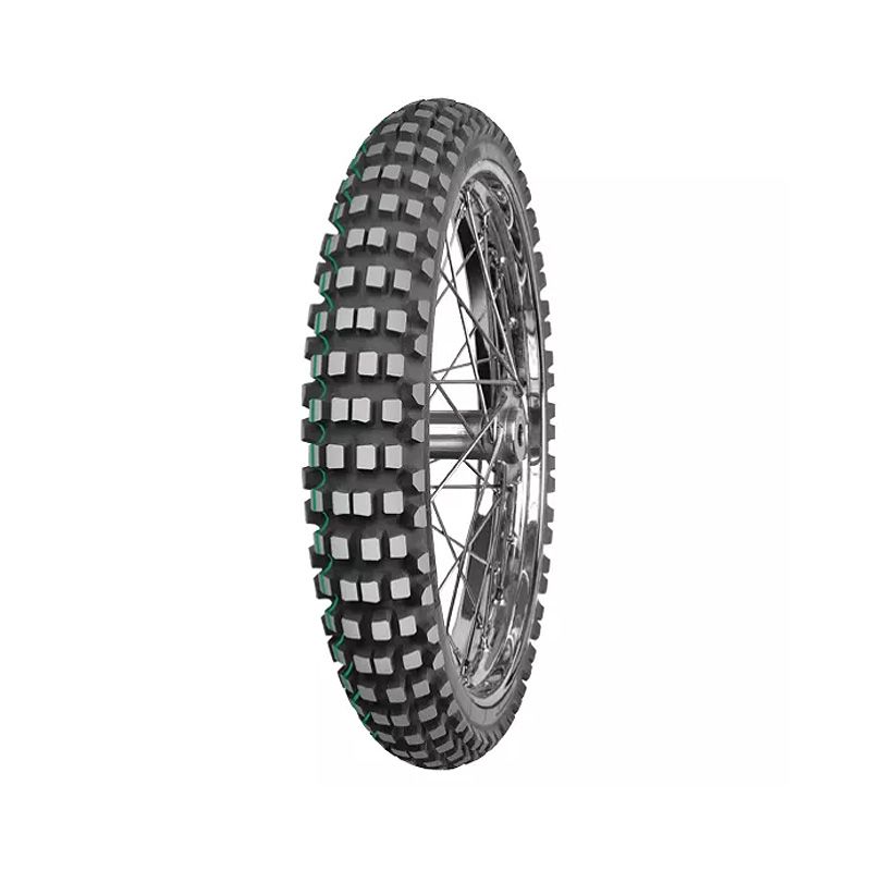 MITAS E-13 90/90 - 21 TT 54R MST GREEN STRIPE FRONT