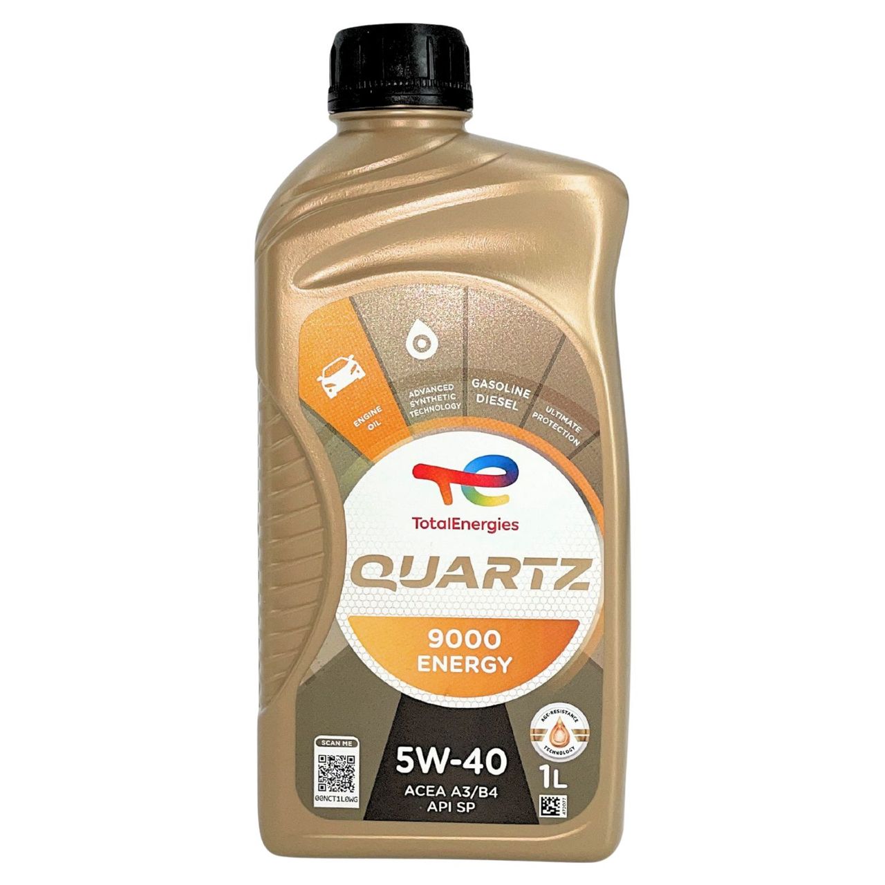 Total Quartz 9000 Energy 5W-40 3x1 Liter