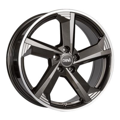 DBV TORINO III anthrazit glänzend front poliert 8.5Jx20 5x112 ET40