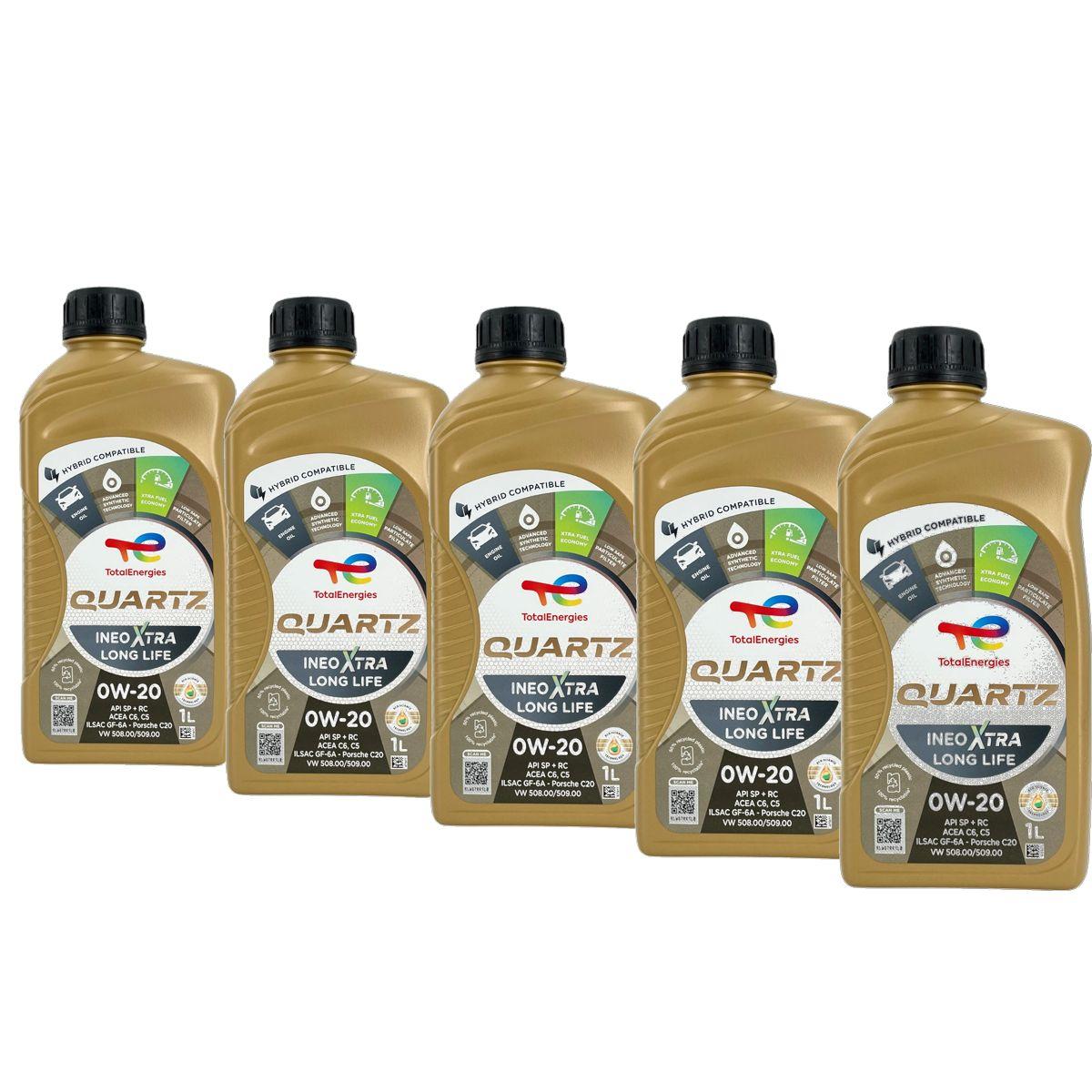 Total Quartz Ineo Xtra Longlife 0W-20 5x1 Liter