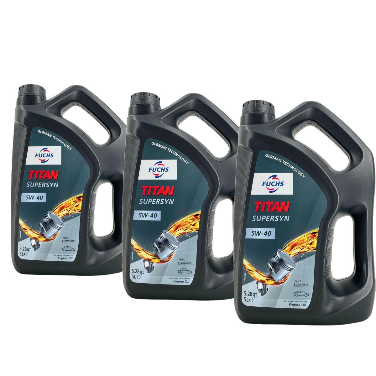 Fuchs Titan Supersyn 5W-40 3x5 Liter
