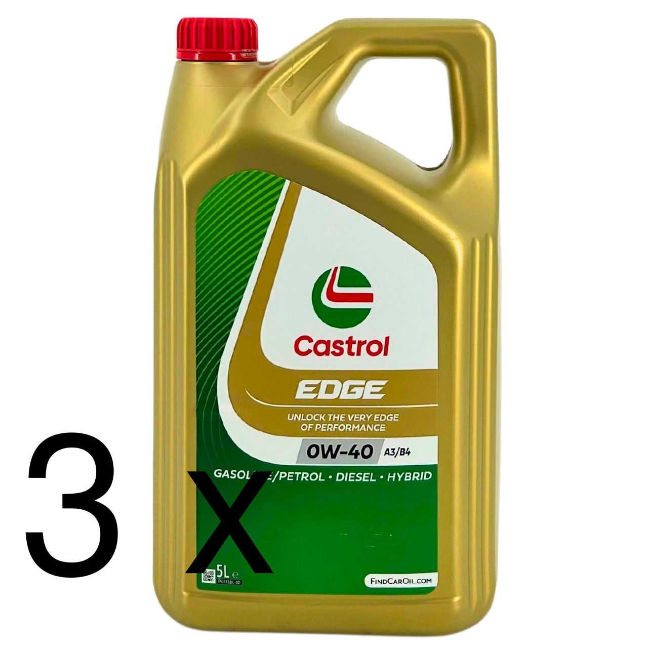 Castrol Edge 0W-40 A3/B4 3x5 Liter