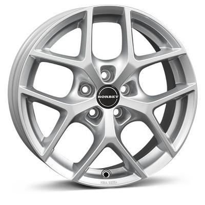 BORBET DESIGN Y kristallsilber 7.0Jx16 5x112 ET38