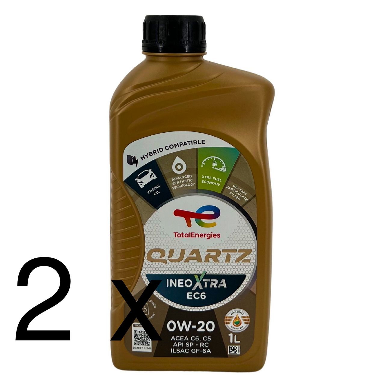 Total Quartz Ineo Xtra EC6 0W-20 2x1 Liter