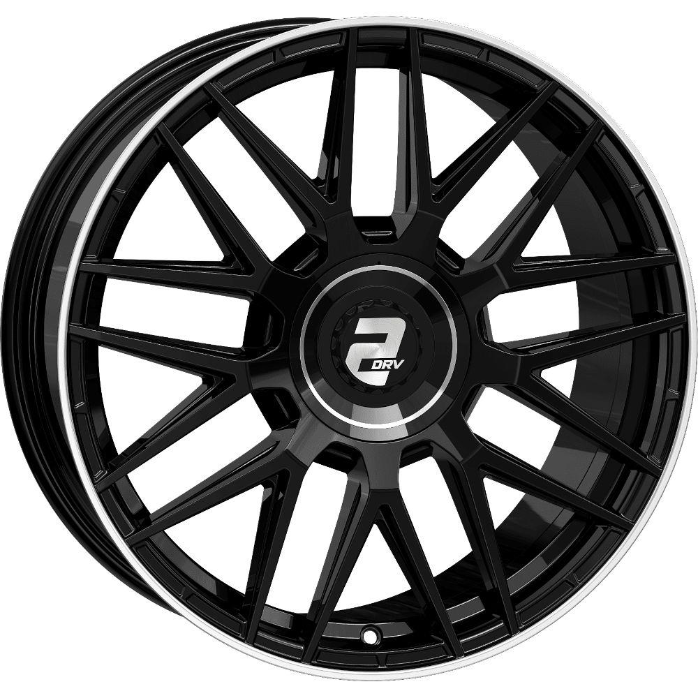 WHEELWORLD-2DRV WH43 black glossy painted with full machined lip 8.5Jx20 5x108 ET48