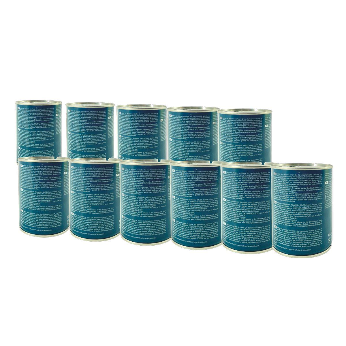 Mannol Molibden Additive Motoröl und Schaltgetriebeöl Additiv 11x300 ML
