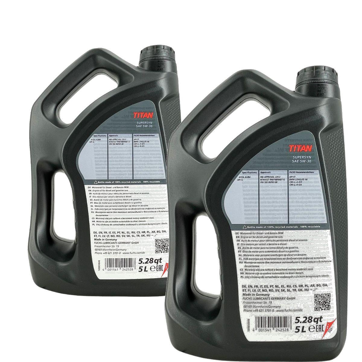 Fuchs Titan Supersyn 5W-30 2x5 Liter