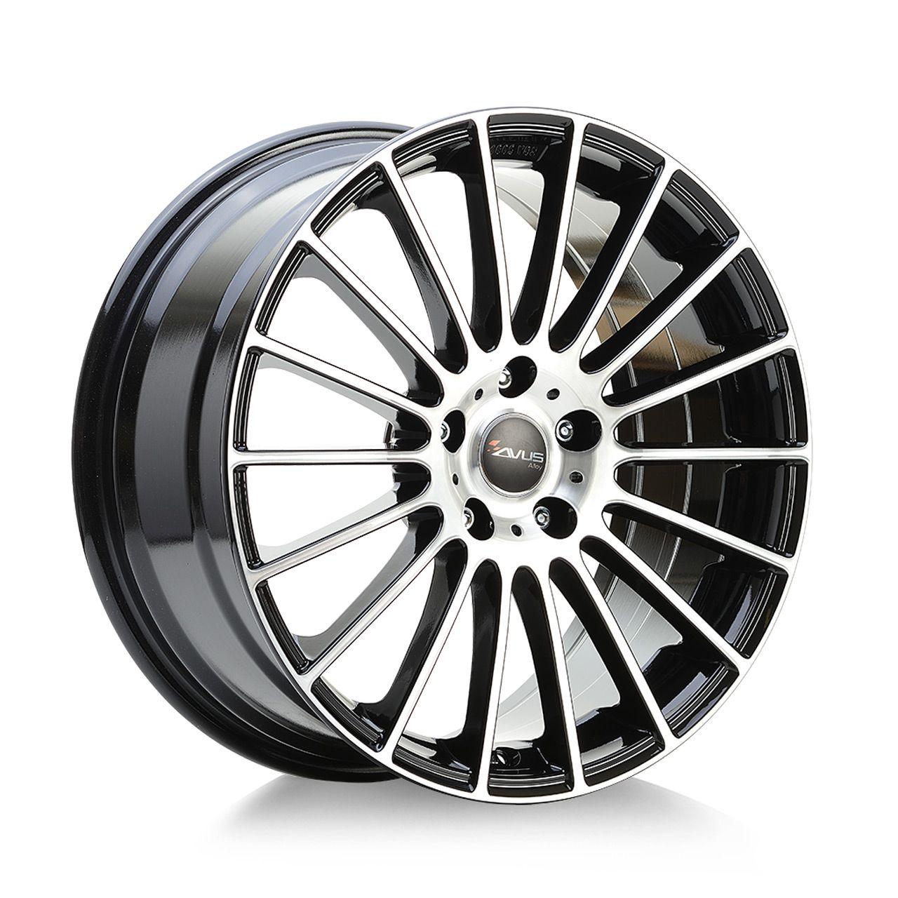 AVUS RACING AC-M03 black polished 7.0Jx17 5x098 ET35