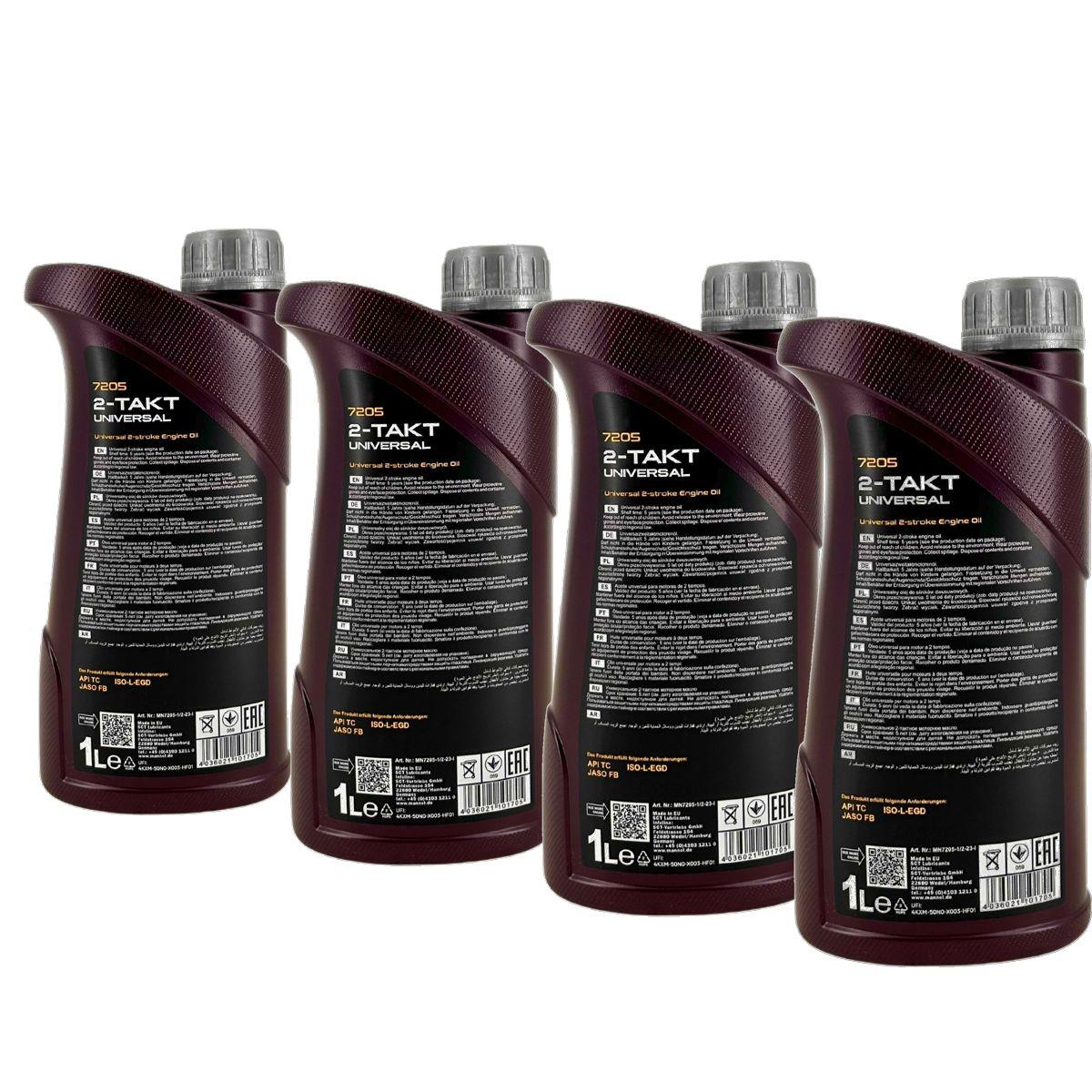 Mannol 2-Takt Universal 4x1 Liter
