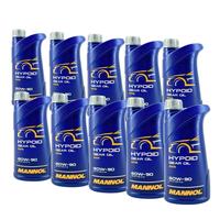 Mannol Hypoid Gear Oil Getriebeöl 80W-90 GL-4/GL-5 LS 10x1 Liter