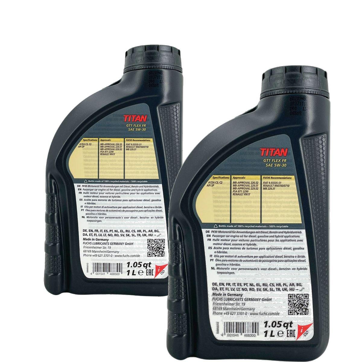 Fuchs Titan GT1 Flex FR 5W-30 2x1 Liter