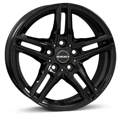 BORBET DESIGN XR schwarz glänzend 6.5Jx16 5x112 ET22
