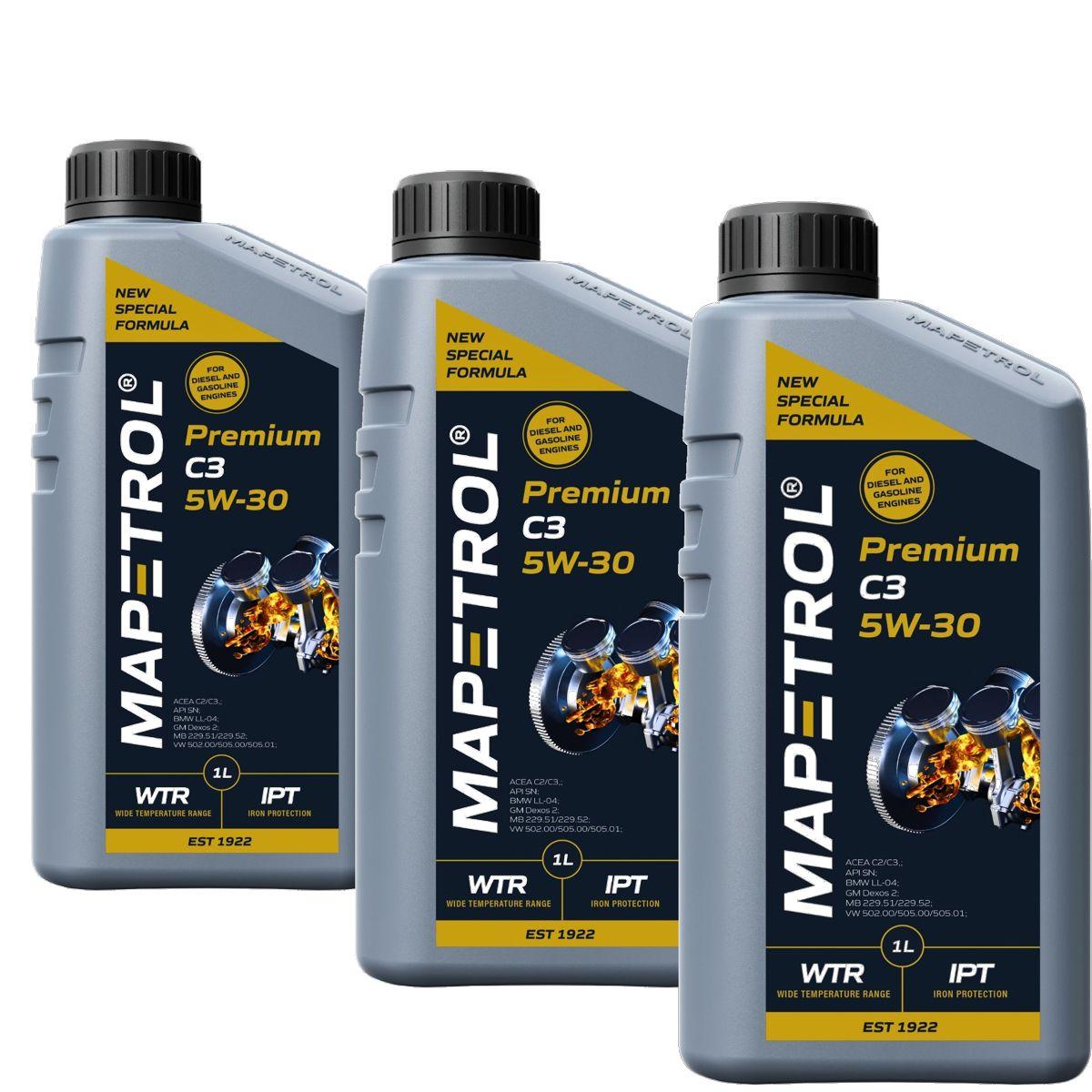Mapetrol Premium C3 5W-30 3x1 Liter