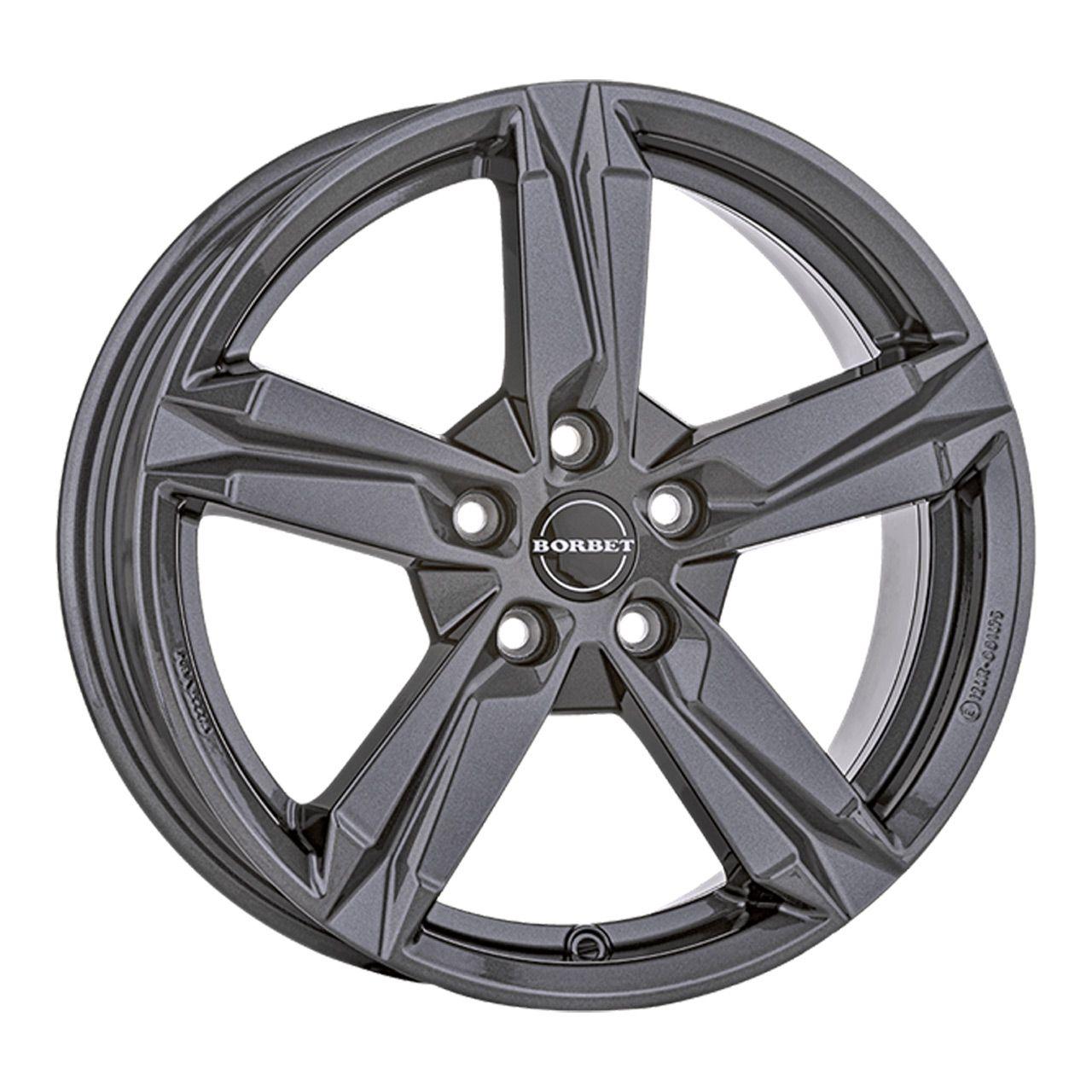 BORBET DESIGN T10 mistral anthracite glossy 8.0Jx18 5x114.3 ET40