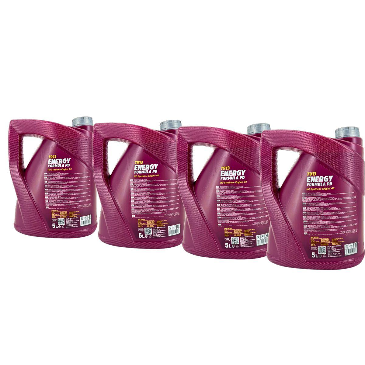 Mannol Energy Formula PD 5W-40 4x5 Liter