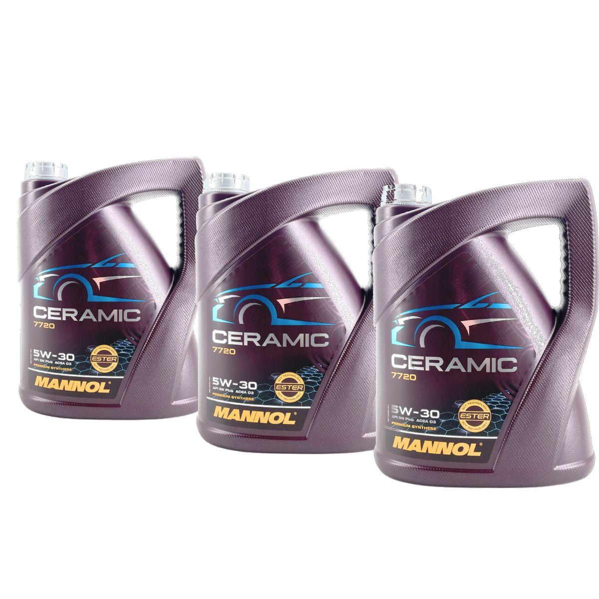 Mannol Ceramic 5W-30 3x5 Liter