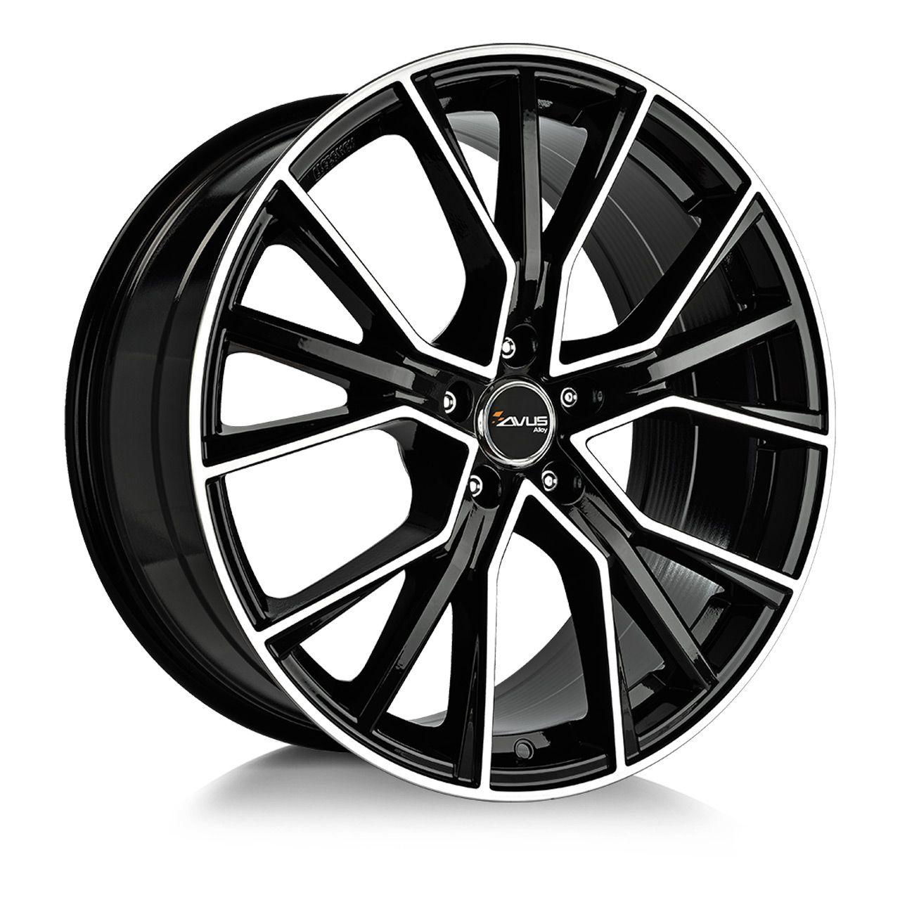 AVUS RACING AF18 black polished 8.5Jx20 5x112 ET45