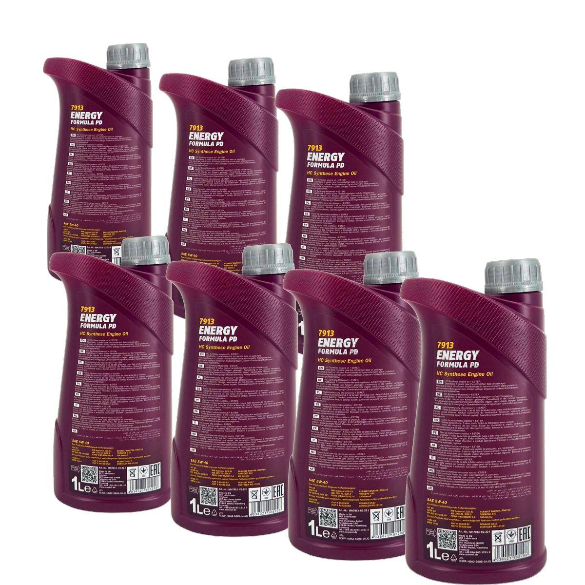Mannol Energy Formula PD 5W-40 7x1 Liter