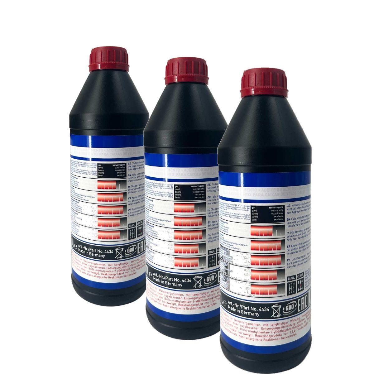 Liqui Moly Hochleistungs-Getriebeöl (GL4+) SAE 75W-90 3x1 Liter