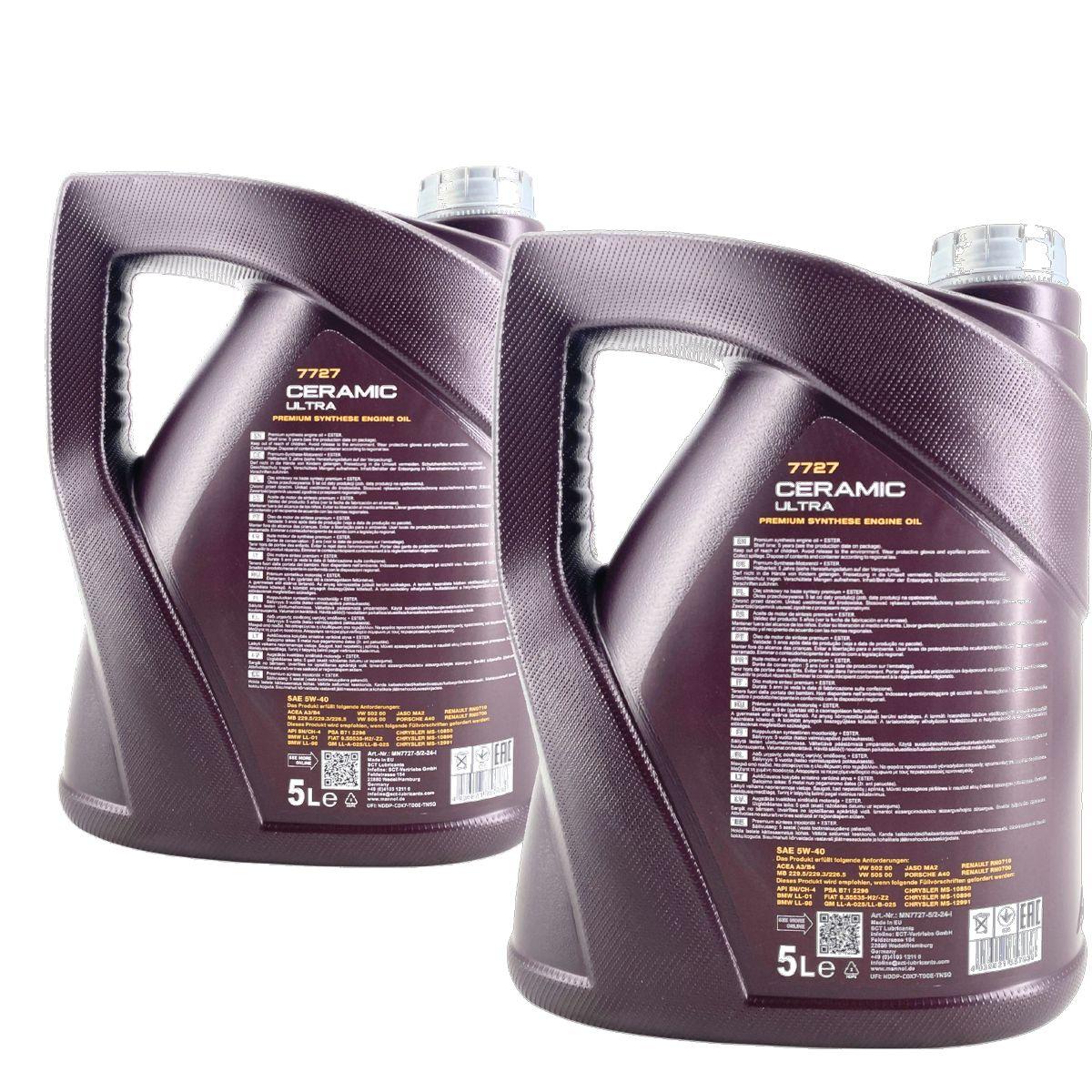 Mannol Ceramic Ultra 5W-40 2x5 Liter