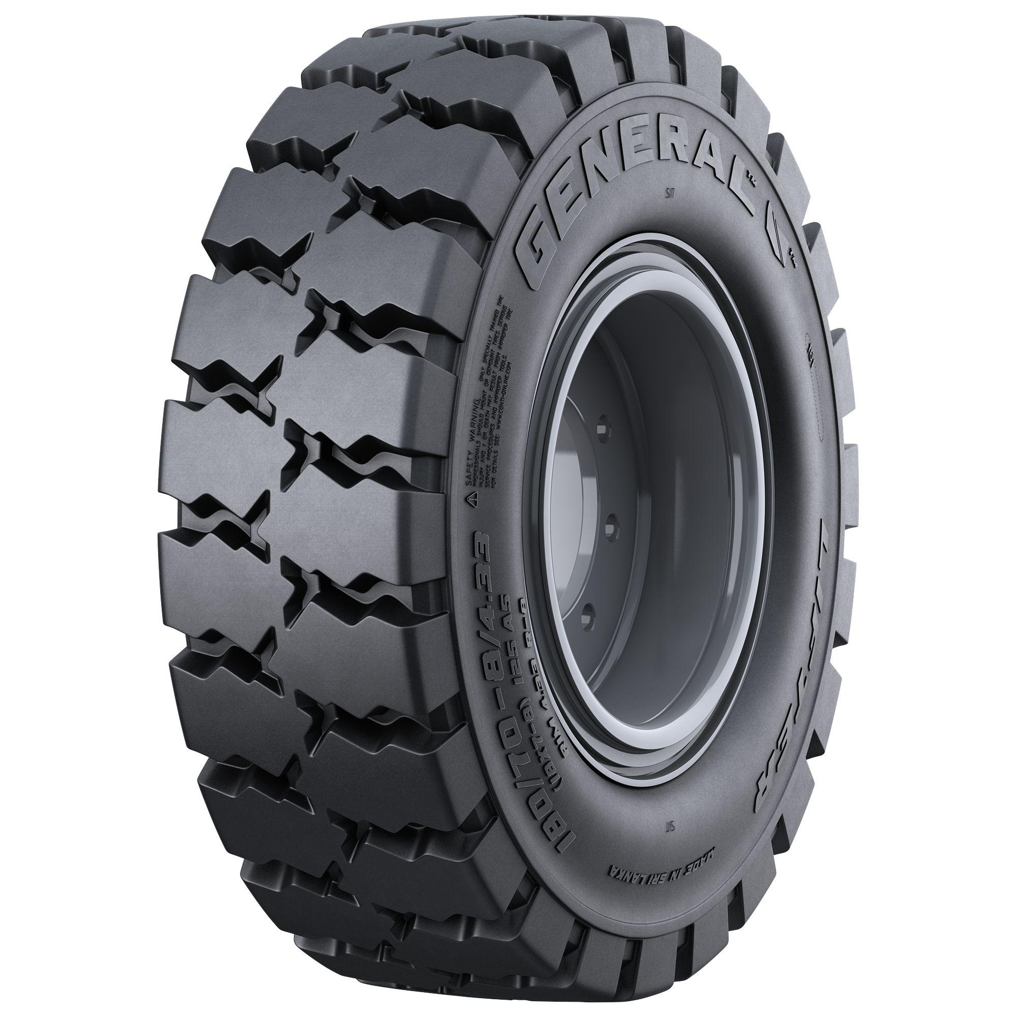 GENERAL TIRE 125/75 - 8 100A5 LIFTER SIT