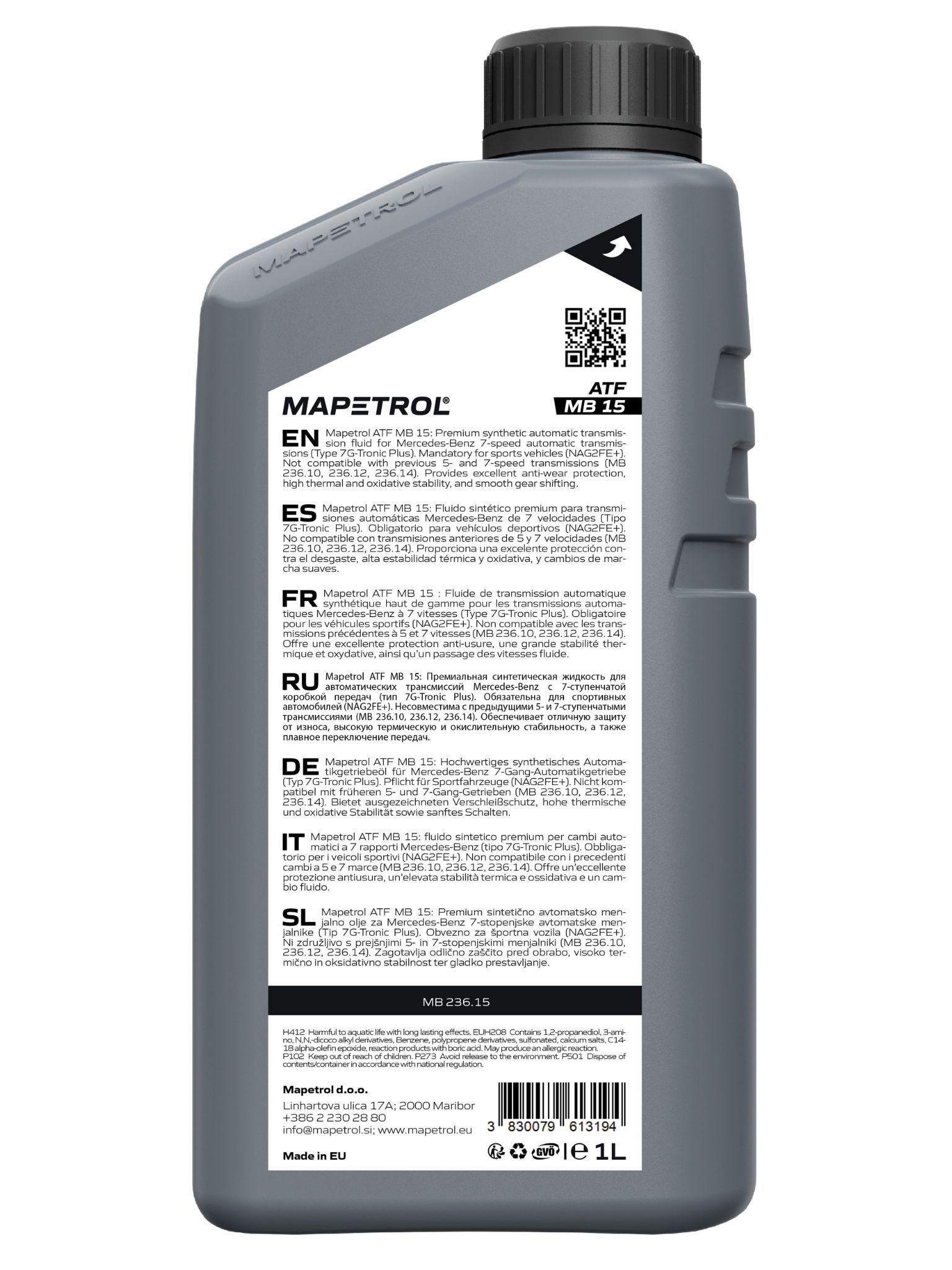 Mapetrol ATF MB 15 1 Liter