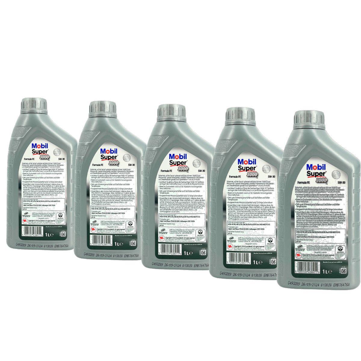 Mobil Super 3000 X1 Formula FE 5W-30 5x1 Liter