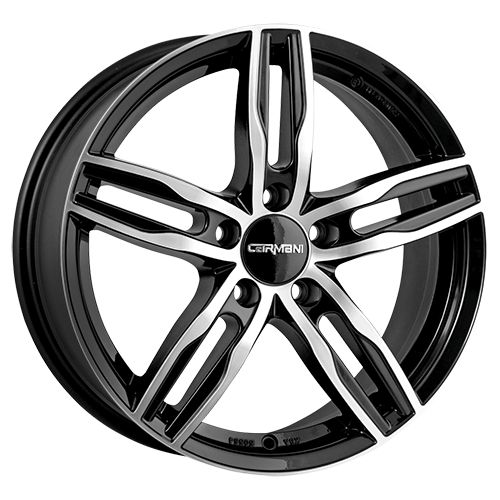 CARMANI CA 14 PAUL schwarz poliert 7.5Jx17 5x112 ET47