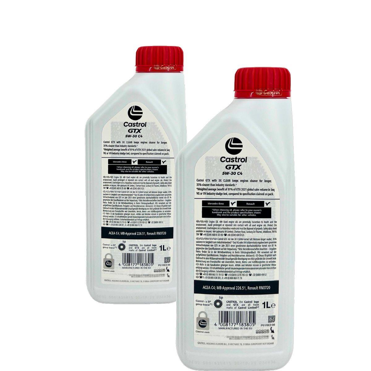 Castrol GTX 5W-30 C4 2x1 Liter