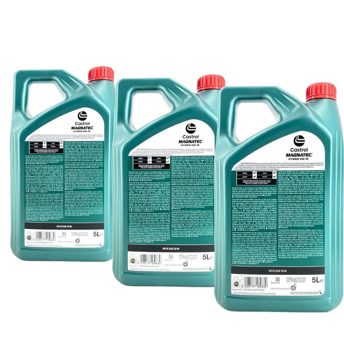 Castrol Magnatec Hybrid 0W-16 3x5 Liter