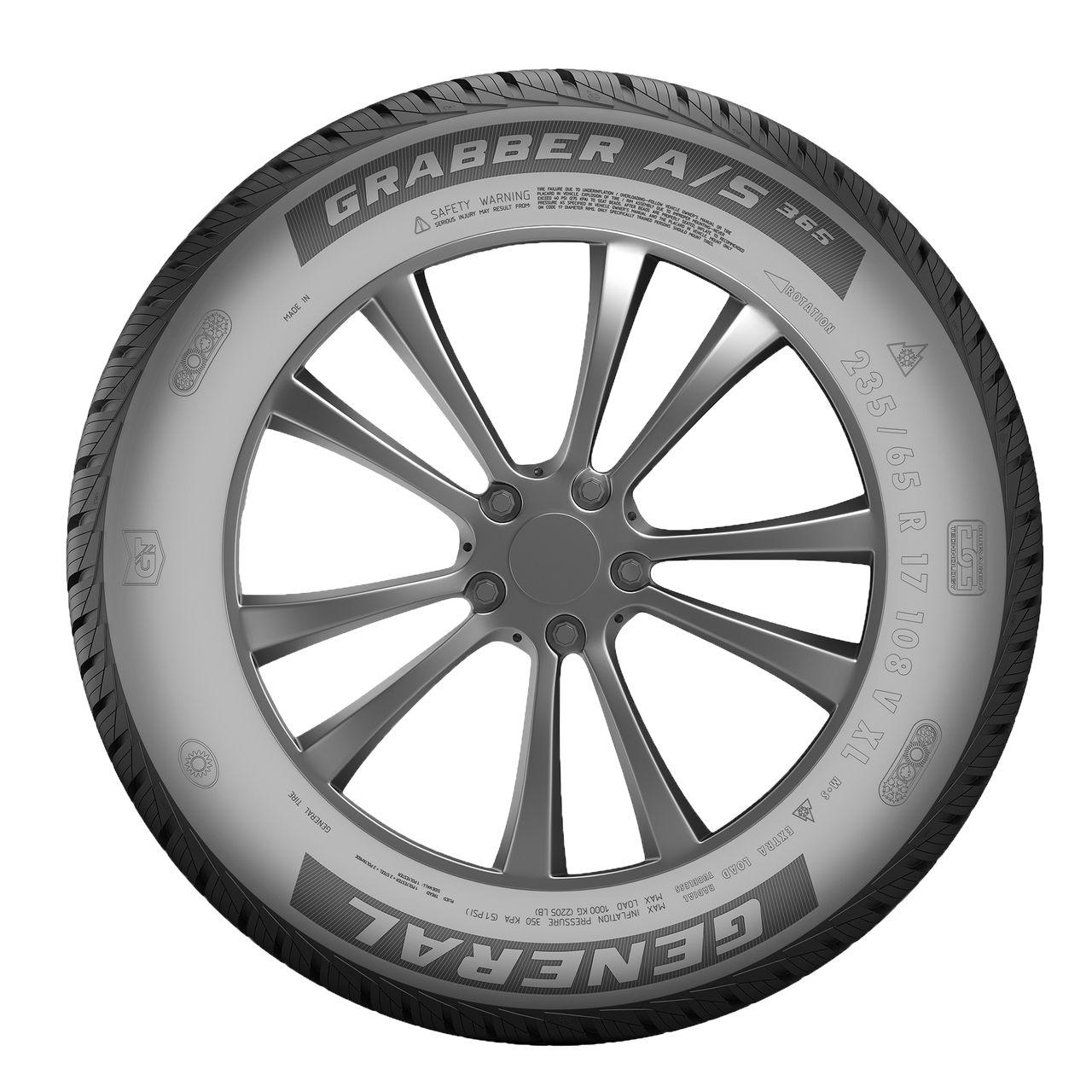 GENERAL TIRE GRABBER A/S 365 215/55R18 99V XL FR