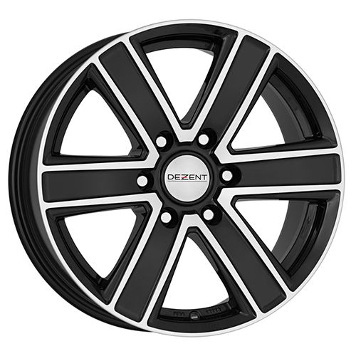 DEZENT DEZENT TJ DARK SUV schwarz frontpoliert 8.0Jx18 6x139.7 ET35