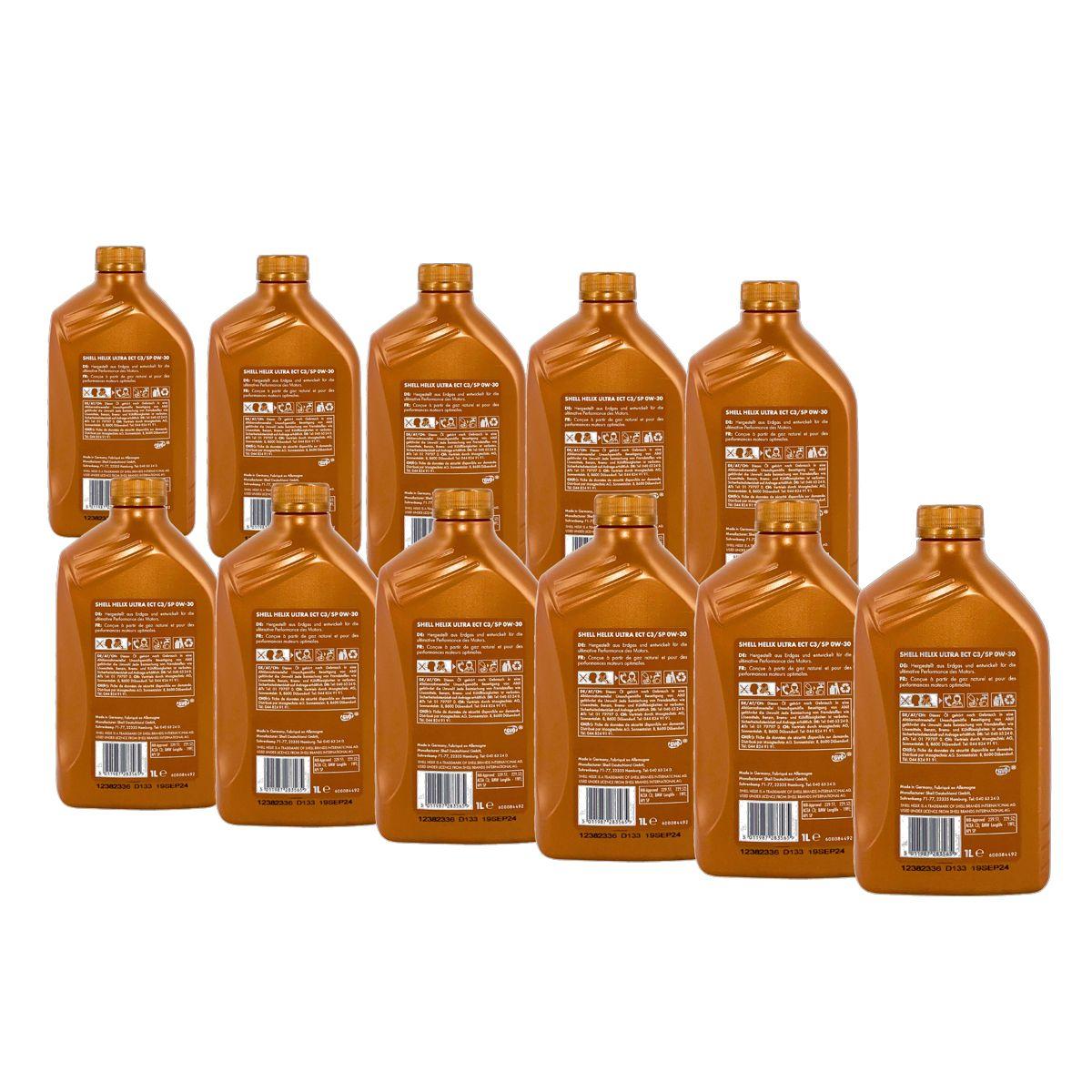 Shell Helix Ultra ECT C3 SP 0W-30 11x1 Liter
