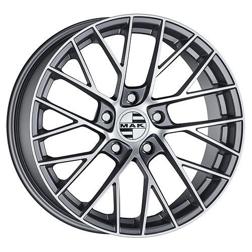 MAK MONACO gun metal mirror face 8.5Jx21 5x130 ET51