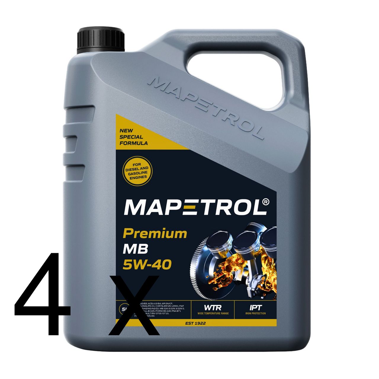 Mapetrol Premium MB 5W-40 4x5 Liter