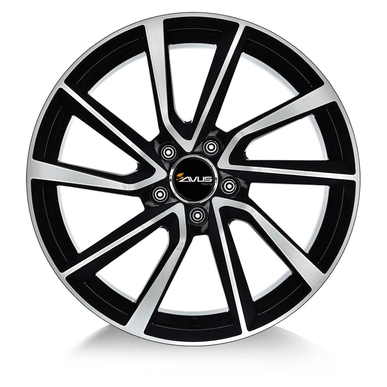 AVUS RACING AC-518 black polished 6.0Jx15 4x098 ET30