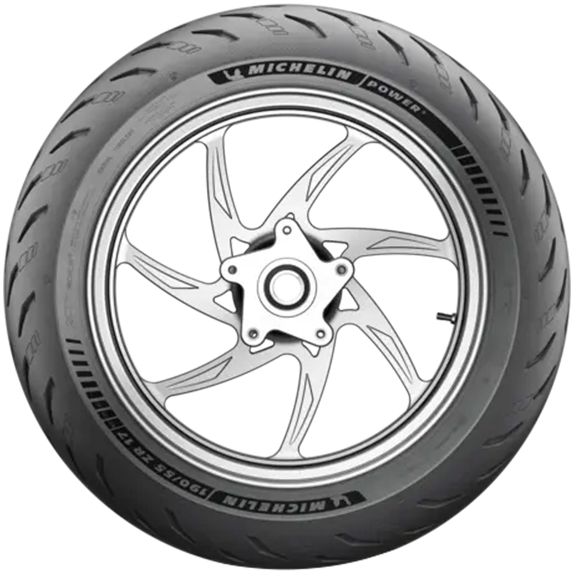 MICHELIN 180/55 ZR 17 M/C TL (73W) POWER 5