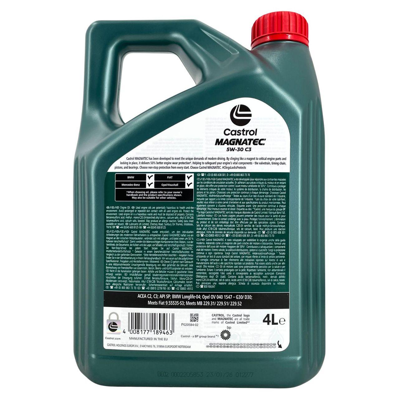 Castrol Magnatec 5W-30 C3 4 Liter