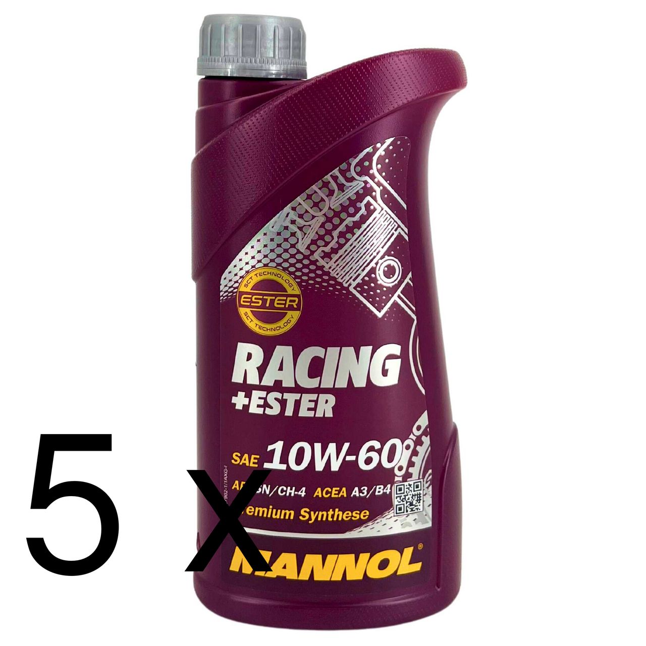 Mannol Racing + Ester 10W-60 5x1 Liter