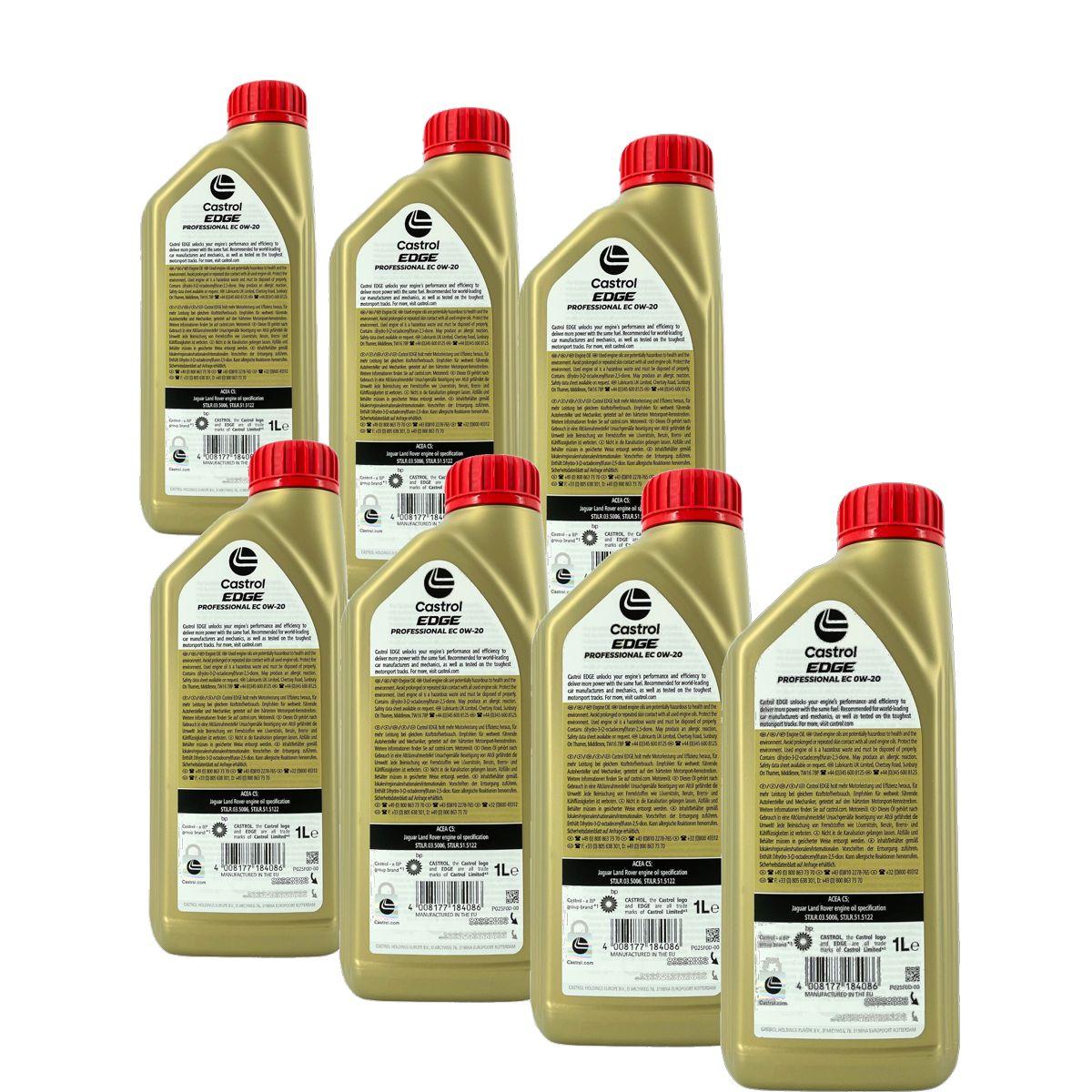 Castrol Edge Professional EC 0W-20 7x1 Liter