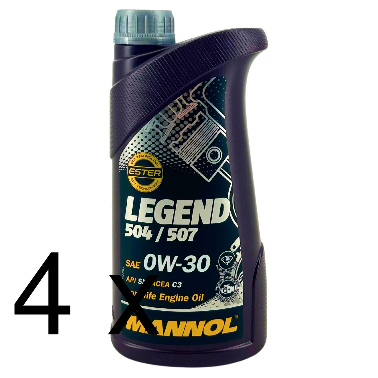 Mannol Legend 504/507 0W-30 4x1 Liter