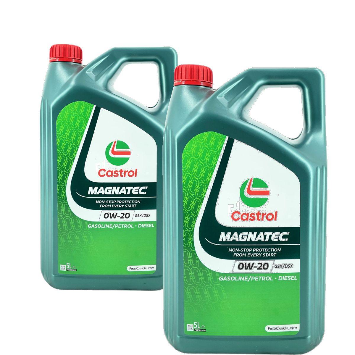 Castrol Magnatec 0W-20 GSX/DSX 2x5 Liter