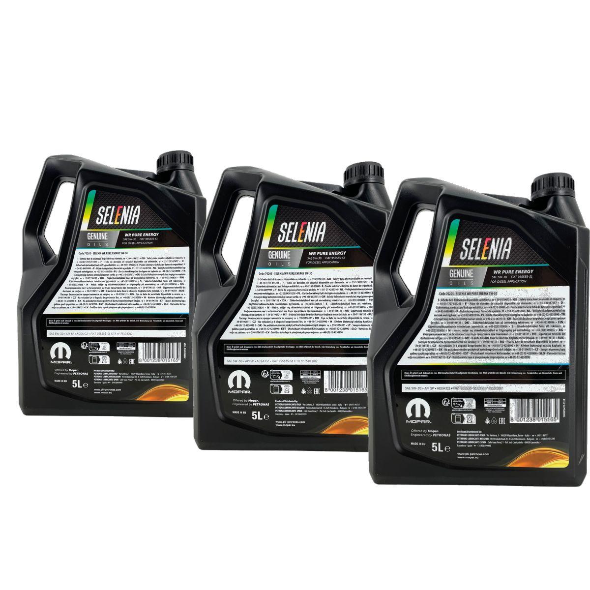Selenia WR Pure Energy 5W-30 3x5 Liter